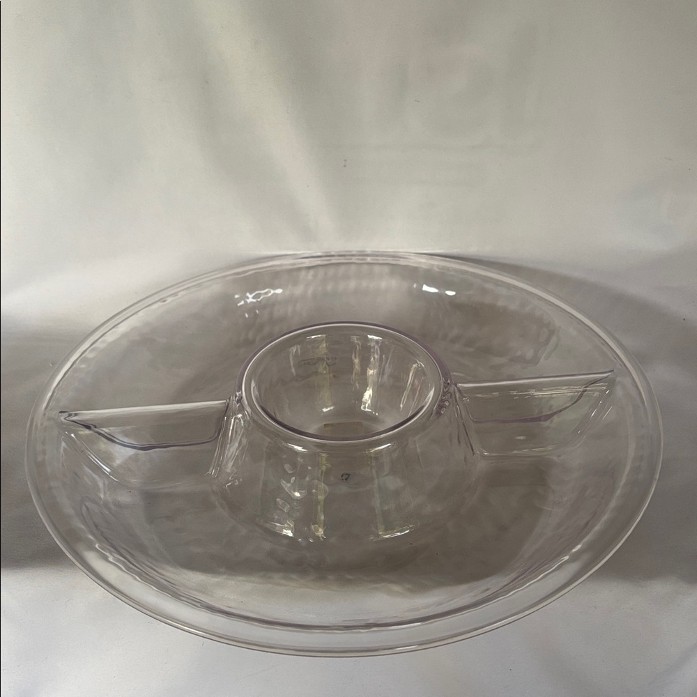 SLIGHTLY USED BED BATH & BEYOND PLASTIC CHIP & DIP HAM LIKE NEW!